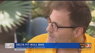 VIDEO: Pit bull advocates upset over Delta's ban on 'pit bull type dogs'