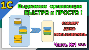 Как выделить организацию в отдельную базу