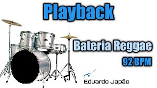 Bateria Reggae 92 BPM Playback