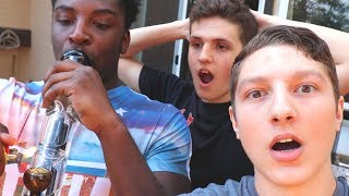 HIS FIRST TIME SMOKING WEED IN 3 YEARS