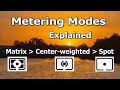 Camera Metering Modes Explained