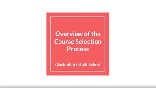 Course Selection Presentation