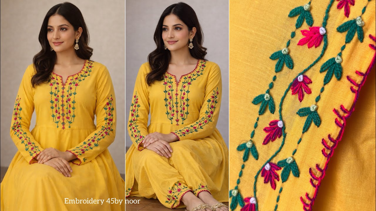 High Fashion Hand Embroidery Tutorial | Luxury Couture Outfit Design BordadosDeLuxo