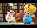 بوبا 📚 الهدوء في المكتبة! 📙 الحلقة 77 - كارتون مضحك للأطفال