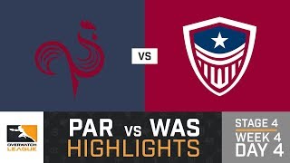 HIGHLIGHTS Paris Eternal vs. Washington Justice | Stage 4 | Week 4 | Day 4 | Overwatch League