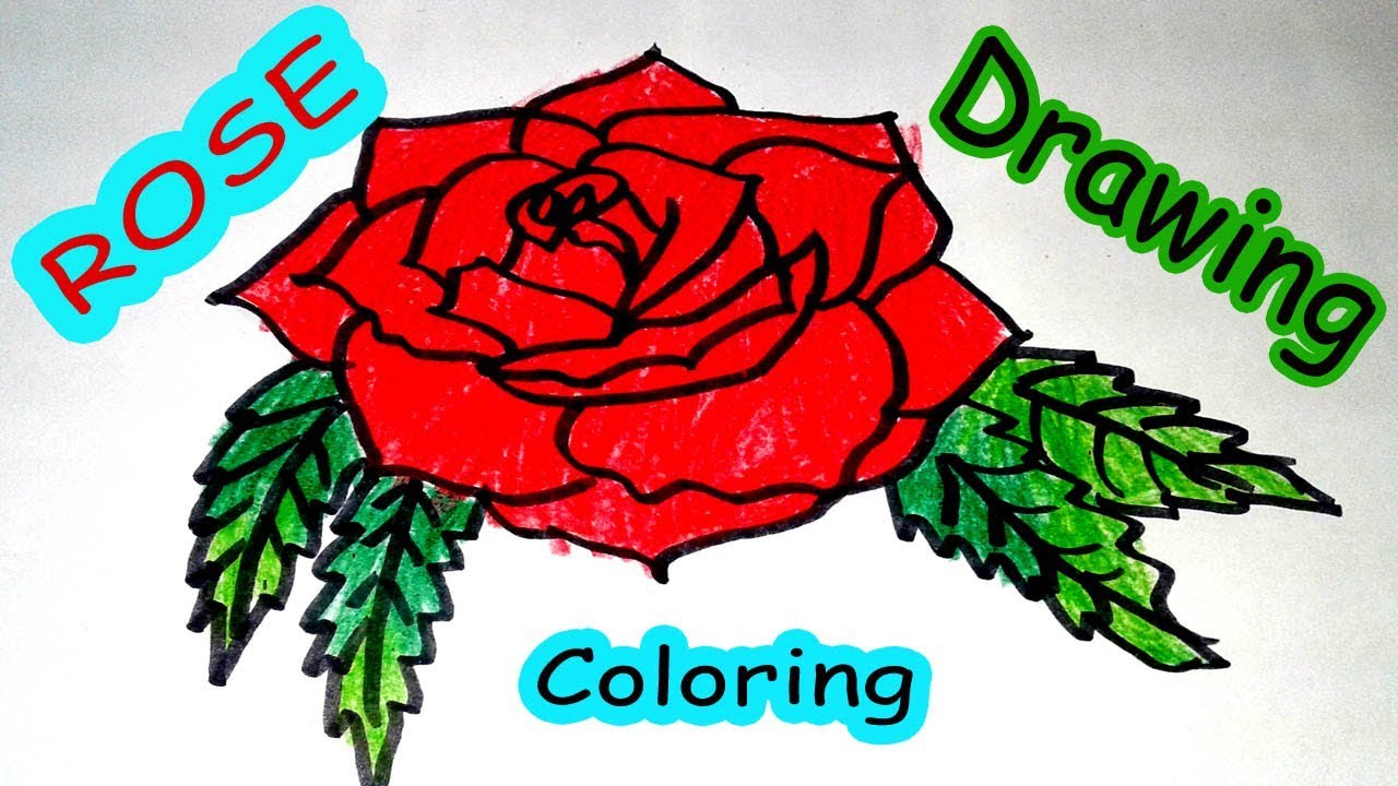 Featured image of post Rose Flower Drawing Images For Kids / Try dragging an image to the search box.