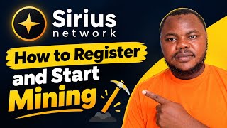 Sirius network | How to register and start mining  screenshot 5
