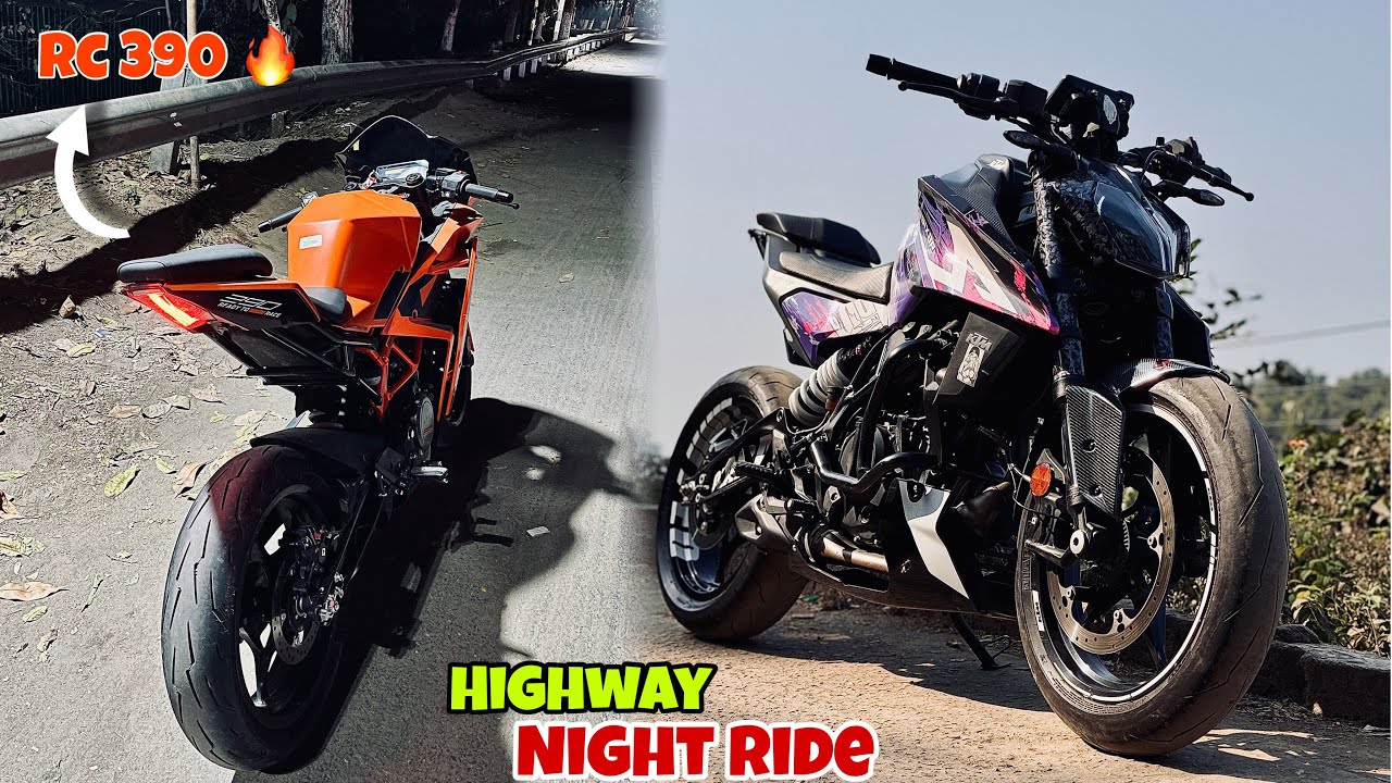 Track Spec RC 390 With BMC Air Filter & Track Tyres | 250 Duke Hyper Highway Ride | Motovlog | 