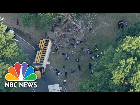 Dozens Injured, 3 Seriously, In Bronx, New York, Bus Crash