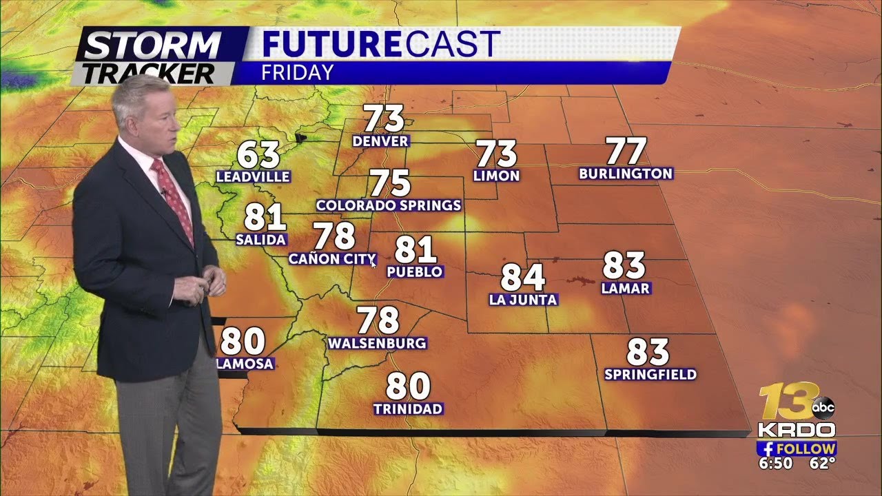 Cooler temperatures and thunderstorms Thursday afternoon - YouTube