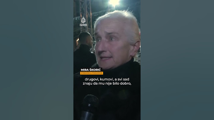 Paljenje svijeća za žrtve masovnog ubistva na Cetinju