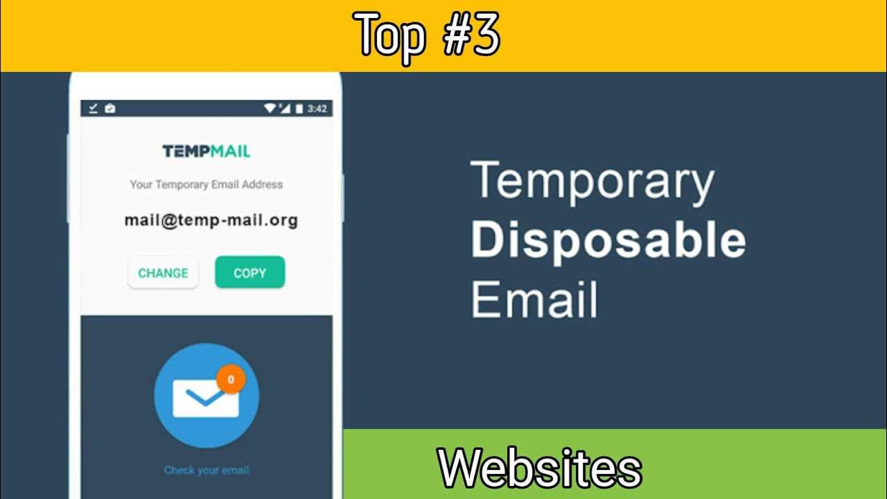 Top 3 Disposable Temporary EMail sites In 2020 YouTube