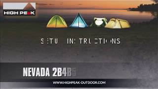 High Peak Aufbauvideo / setup video Nevada 2 / 3 / 4