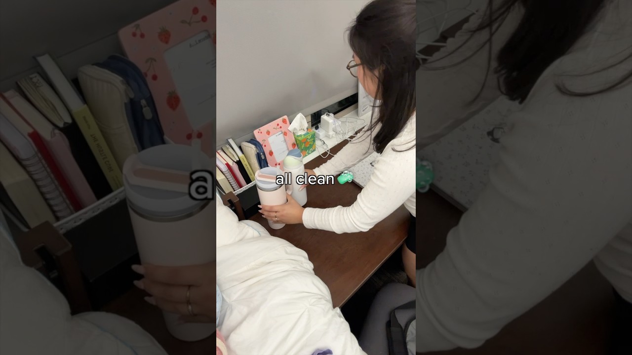 college dorm deep clean 🧼 @ usc 