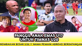 Download Lagu PANGGIL ANAK EMAS U17 UNTUK PERKUAT TIMNAS INDONESIA U20. Tambah Gacor Parah !! MP3