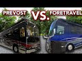 Foretravel Presidential VS. Prevost Emerald Coach - Which Is A Better Buy Under 800k?