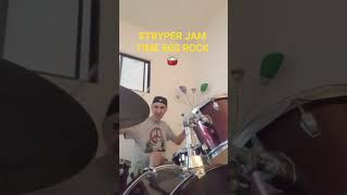STRYPER JAM TIME 80S ROCK 🥁🎧✌️ #drums #rock #stryper #drums #rock