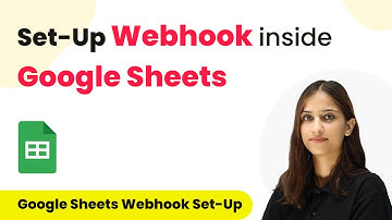 How to Set-Up Webhook Inside Google Sheets?