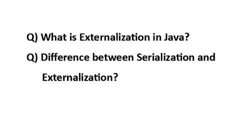 What is Externalization in Java | Serialization VS Externalization | #Latest #update 2024#Real_Time