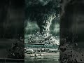 tornado destruindo aeroporto