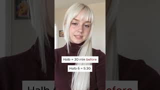 German time halb sechs explained #learngerman