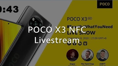 POCO X3 NFC #ExactlyWhatYouNeed LIVE SHOW