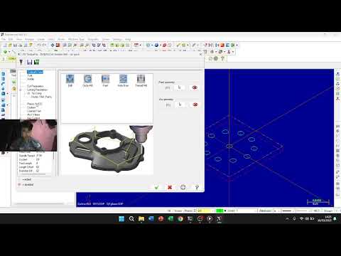 MASTERCAM MILL LESSON 3A. - YouTube