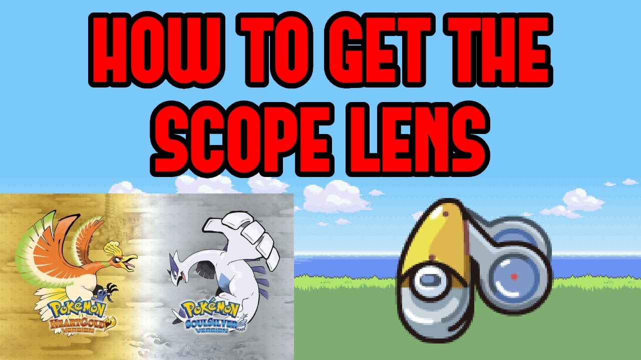 How to Get the Scope Lens in Pokemon Heartgold/Soulsilver YouTube