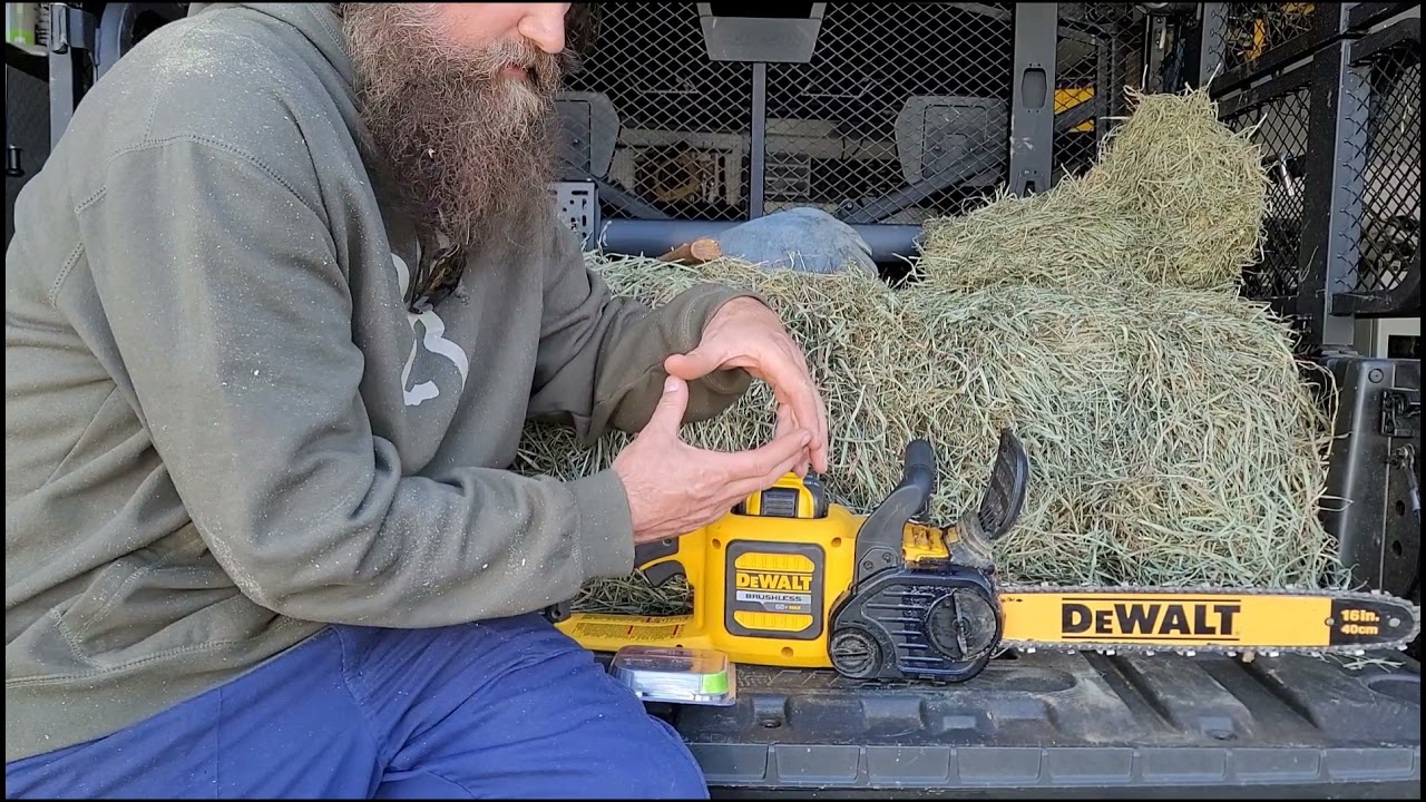 Dewalt 60v chainsaw replacement chain YouTube