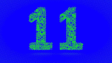 Learn Number 11 on 3d Color Balls | Sparta Square Halftone Effects (sponsored by preview2effects)