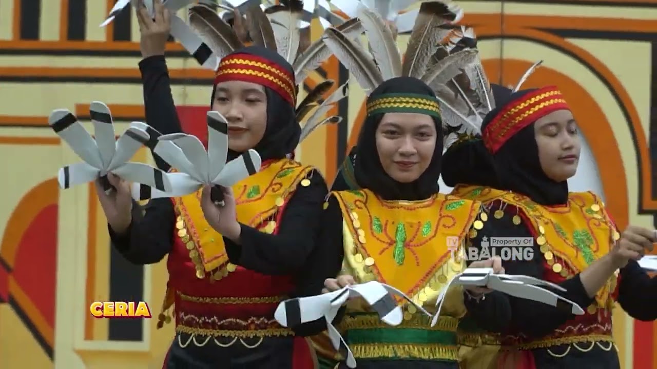 Tarian Dayak dan Tarian Samrah : Ceria Man 2 Tabalong