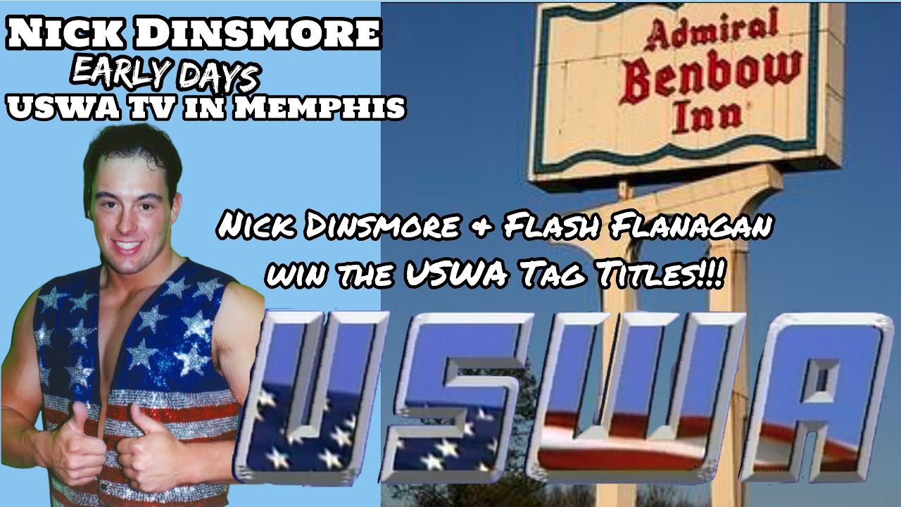 Nick Dinsmore & Flash Flanagan win the USWA Tag Team Titles! June 14, 1997