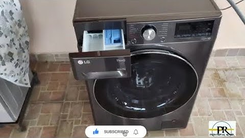 How to install LG front load washing machine How to set up and use LG washing machine