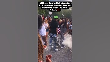 YKNiece, Quavo, MetroBoomin, TI, & Breskii shooting Take Me Thru Dere Video TODAY!! #trending