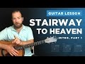 Learn the intro to "Stairway to Heaven" (guitar lesson w/ tabs)