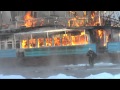 Пожар на судне в Пермском судоремонтном заводе 04 12 2014