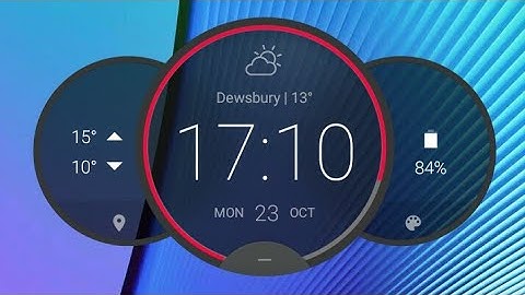 How To Install Moto Z Circle Clock Widget on Your Android Without Root