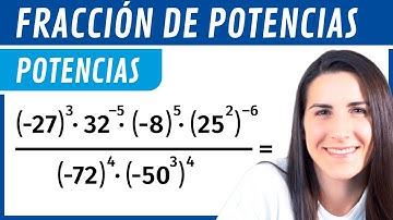 FRACCIÓN de POTENCIAS 🚀 Ejercicios de Operaciones con Potencias