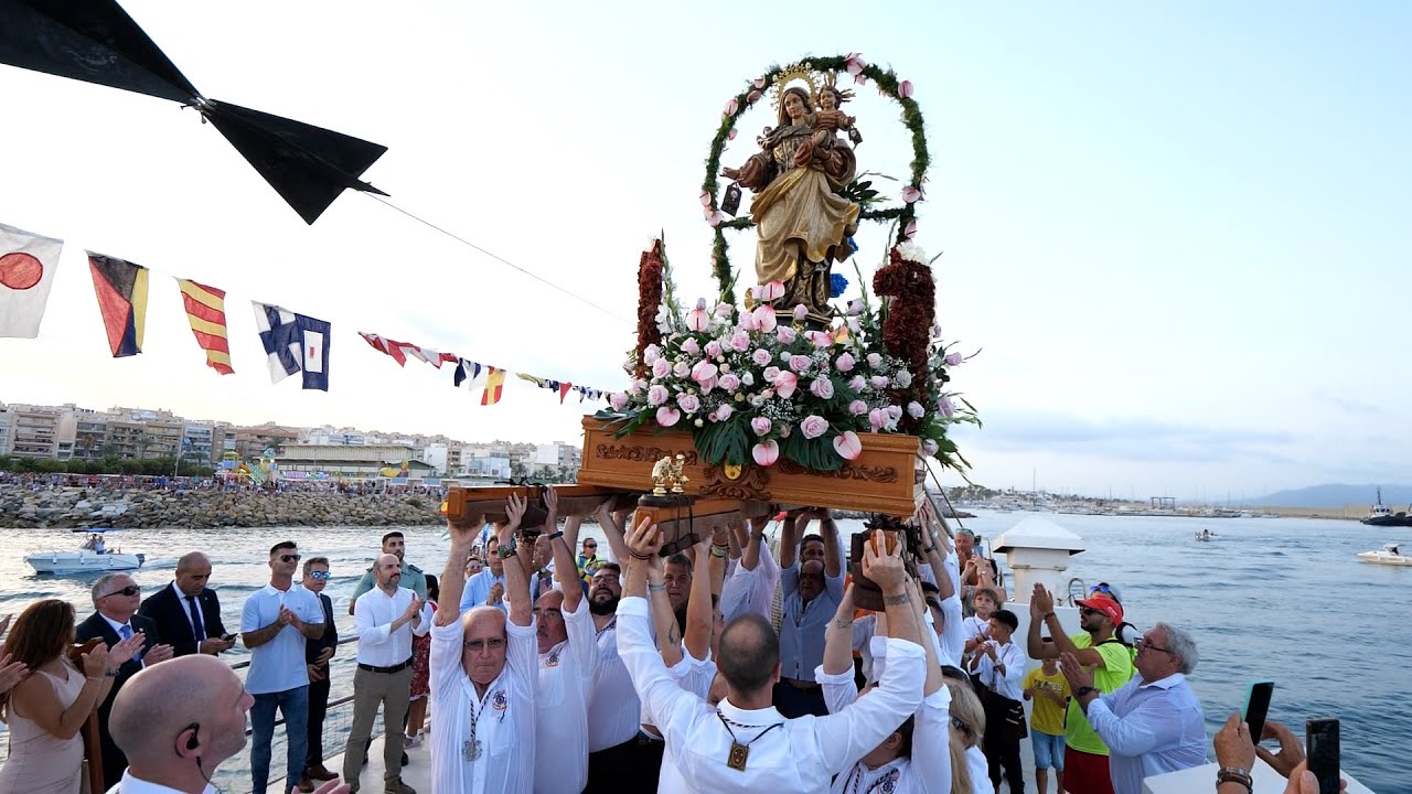 Procesión Viergen del Carmen Garrucha