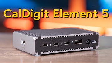 CalDigit Element 5 Thunderbolt 5 Hub Review - More Ports & Power for your Mac