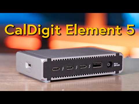 CalDigit Element 5 Thunderbolt 5 Hub Review - More Ports & Power