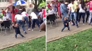 Toddler Shows Off Dances Moves At Party