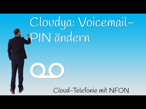 Wie kann ich im NFON Cloudya Portal meine Voicemail-PIN ändern?