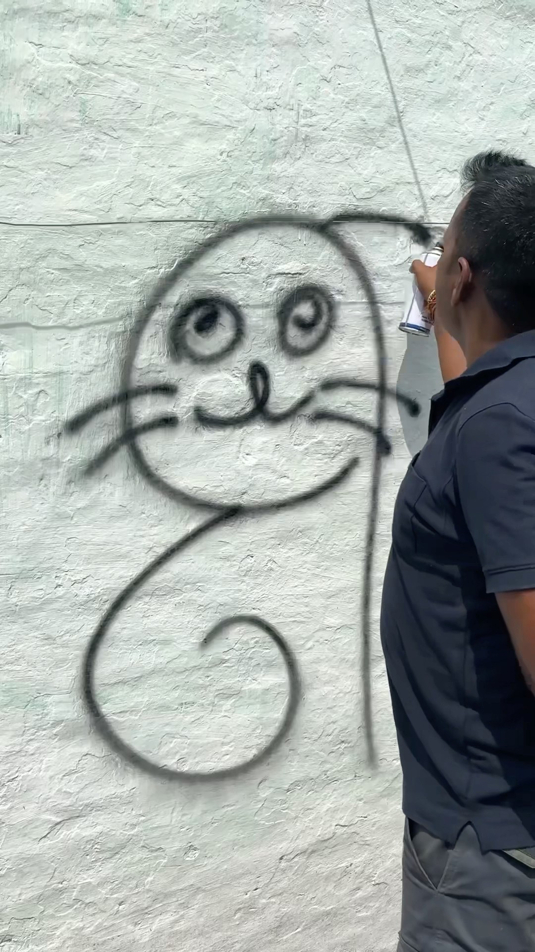 Draw a cat using 69 #art #shorts