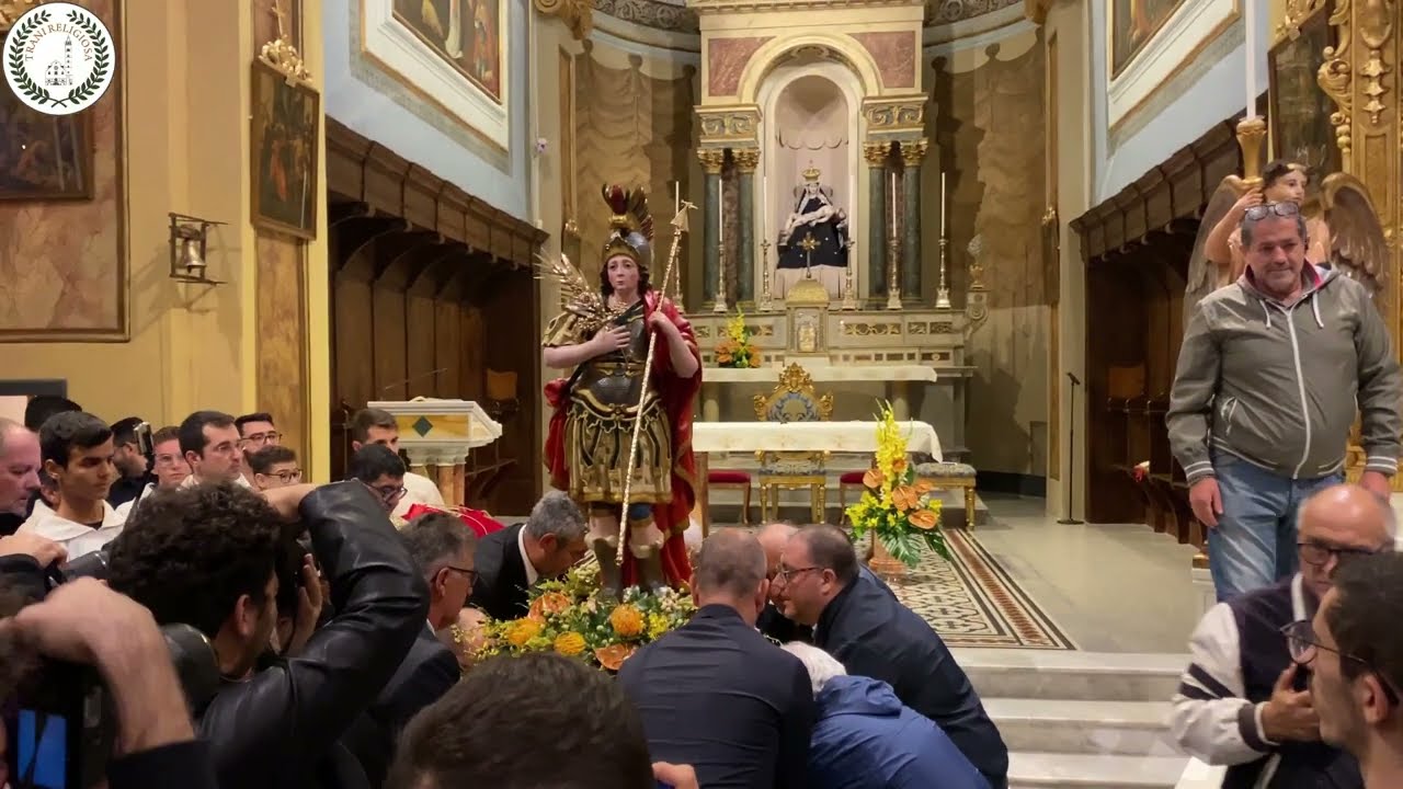 ADELFIA 2023 - Rientro dal restuaro e intronizazzione  dell'immagine di SAN TRIFONE Martire