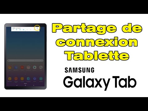 Comment faire un partage de connexion sur une tablette Samsung