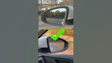 Correctly adjusting your rearview mirror can help you reduce traffic accidents!#car #skills #cars