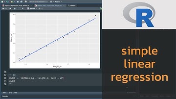 สอน R: การวิเคราะห์การถดถอยอย่างง่าย (simple linear regression)