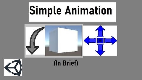 Creating Simple Animation (Unity 3d Tutorial) - Animate property in Animation window - In Brief
