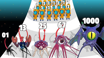 Spider Evolution - Alien Mimic Run Max Level Gameplay #satisfyingasmr #asmrgameplay #alienmimicrun